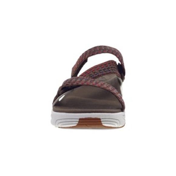 Dansko 38 Rosette Strappy Sport Sandal Brown Multi Webbing - Picture 3 of 8